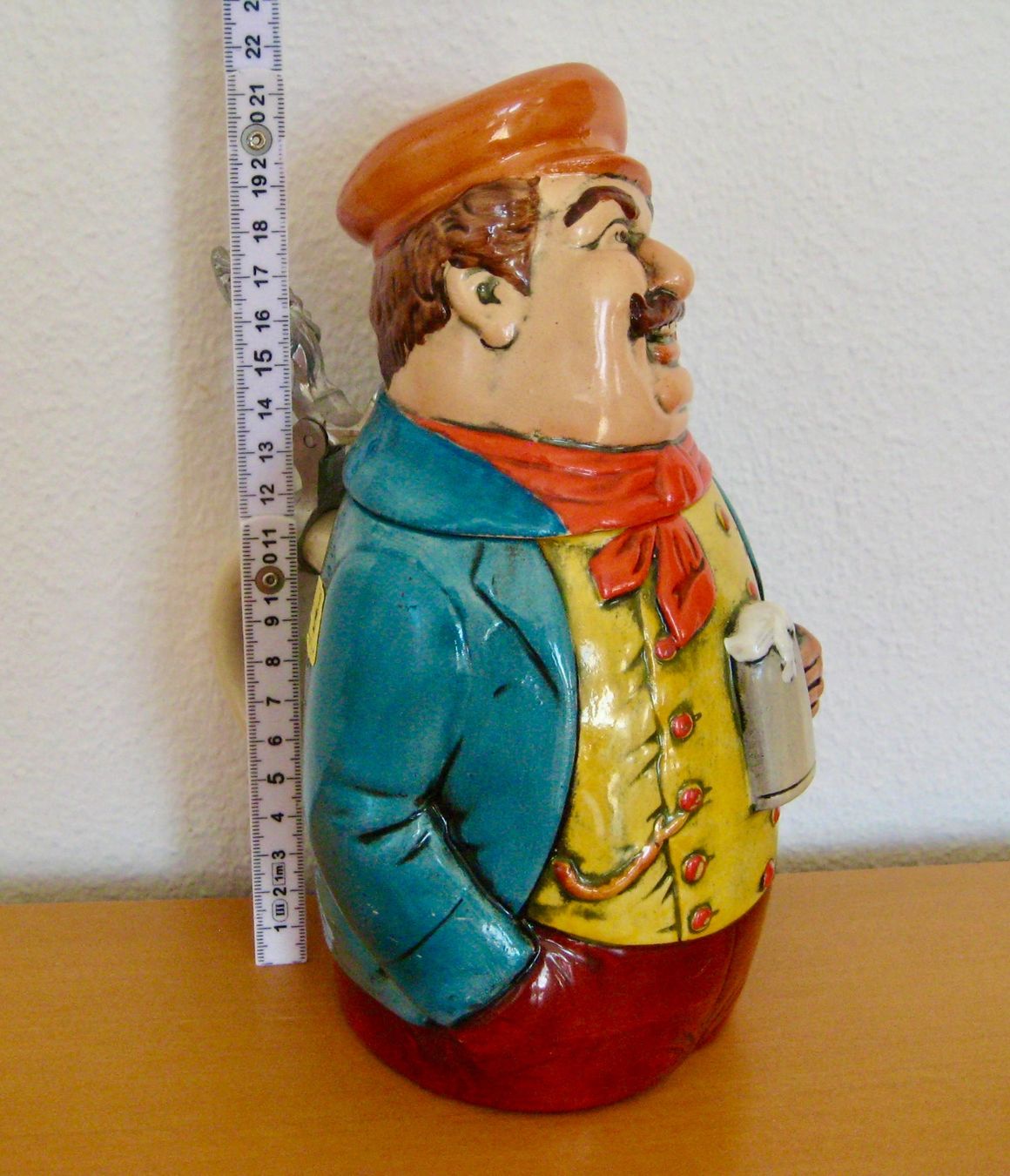Bicchieri: Bierkrug - Figur  Keramik handbemalt – Usato da Langendorf venduto da Happy11 6