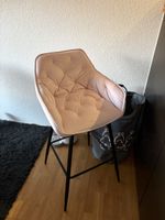Barhocker Samt rosa  wie neu  modern & elegant
