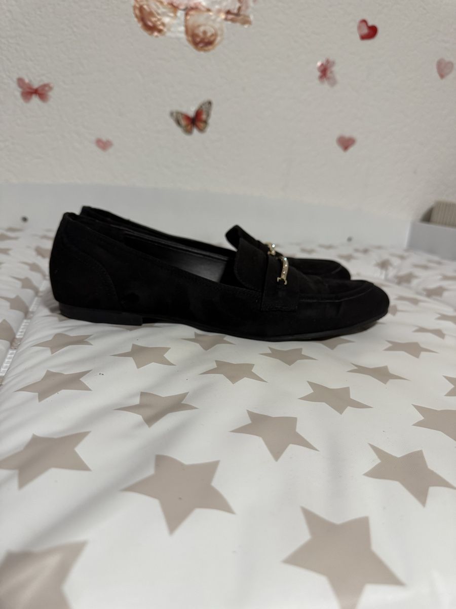 Chaussures femmes: Black Loafers, Size 43 – D'occasion à Ueberstorf par man_p2fy 2