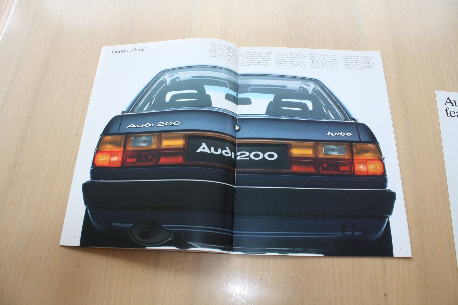 Audi Documenti: Audi 200 Prospekt 8/1985 – Usato da Wikon venduto da erwin400 2