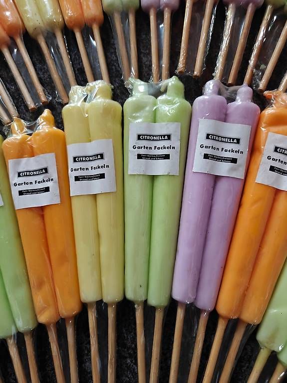 Candele: 25 x 2 - er Gartenfackeln neu – Nuovo e nell'imballaggio originale da Bätterkinden venduto da Elefantenzoo 1