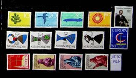 LIECHTENSTEIN SÉRIES TIMBRES NEUFS** 1966. LBH 18.30/ S127