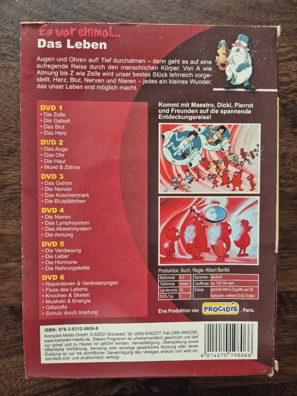 Alle DVDs: Es war einmal... Das Leben Box mit 6 DVD – Gebraucht aus Schaffhausen von Nachtschwaermerin 2