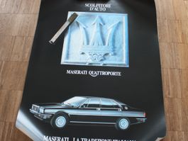 Maserati Quattroporte Poster, Vintage, 69 x 98 CM
