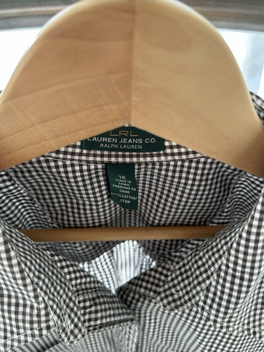 Ralph Lauren Hemden: Ralph Lauren Jeans Co. Button-Down Shirt, 1X - Gingham – Neu (gemäss Beschreibung) aus Saland von ele_vc96 3
