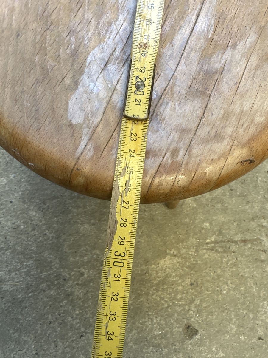 Hocker: kleiner Hocker, Vintage 3-Bein Schemel – Gebraucht aus Frauenfeld von aluma14 4