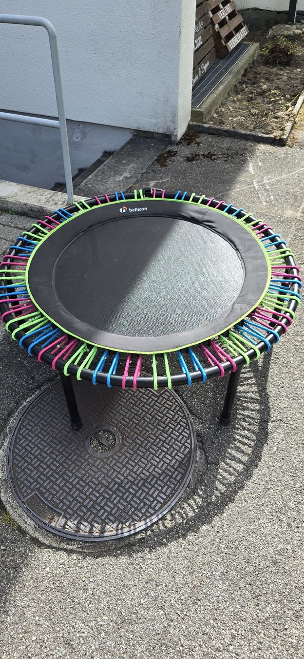 Bellicon Trampolini: bellicon Trampolin 112cm, Klappbeine & T-Bar – Usato da Bellach venduto da Lorrgash 6