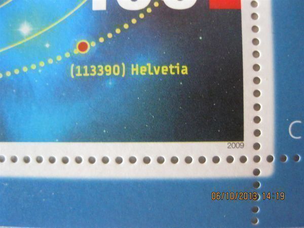 Tutti i francobolli: 2009 Asteorid Spezialbogen Postfrisch – Nuovo (secondo la descrizione) da Affoltern am Albis venduto da Andrezc 1