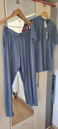 Herren Pyjama Set Up2 Fashion blau Grösse M neu