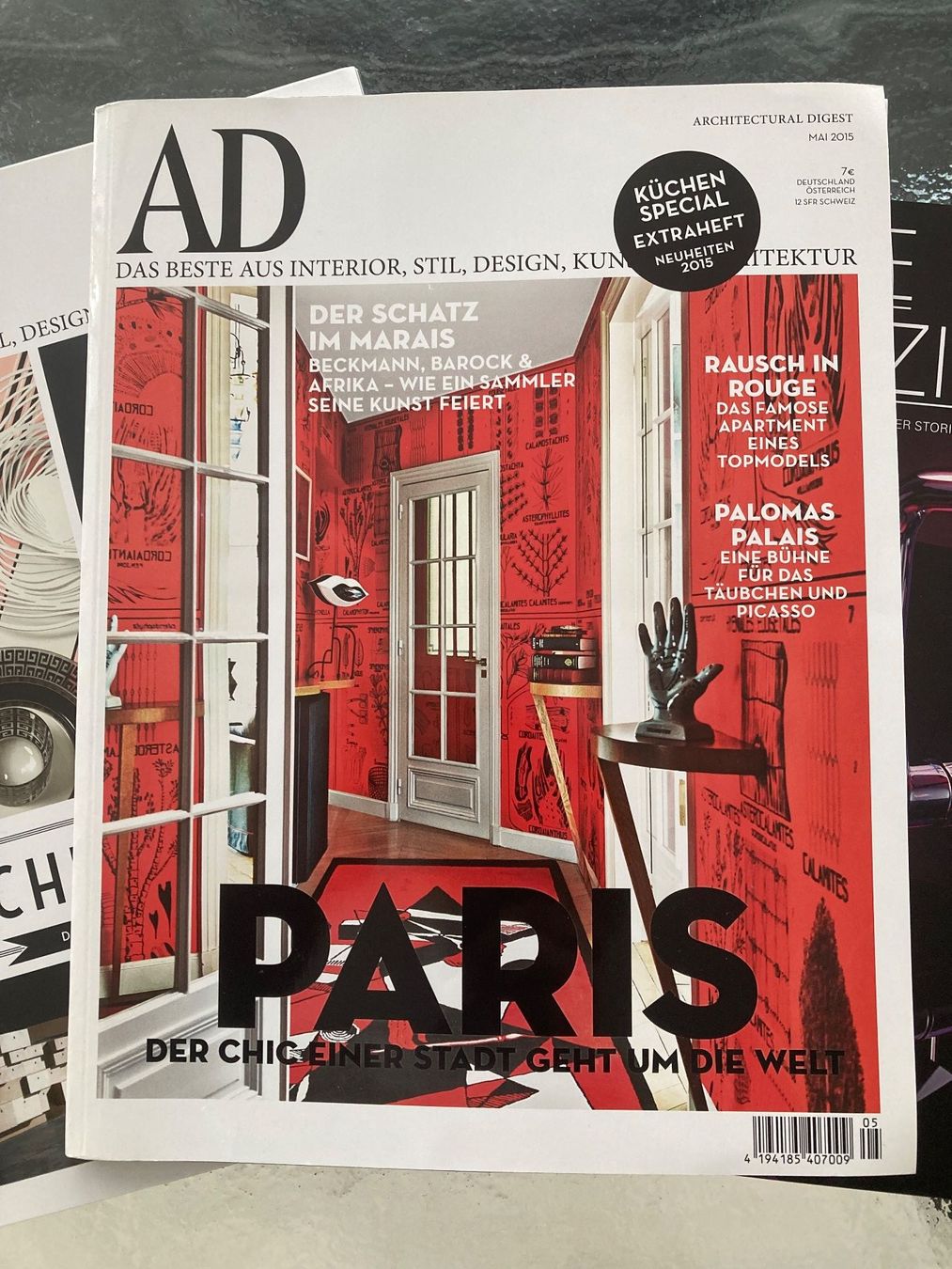 Zeitschriften & Magazine: AD Magazin Architectural Digest, Mai 2015, mit Küchen Heft – Neu (gemäss Beschreibung) aus Zürich von dolcicaramelle2 1