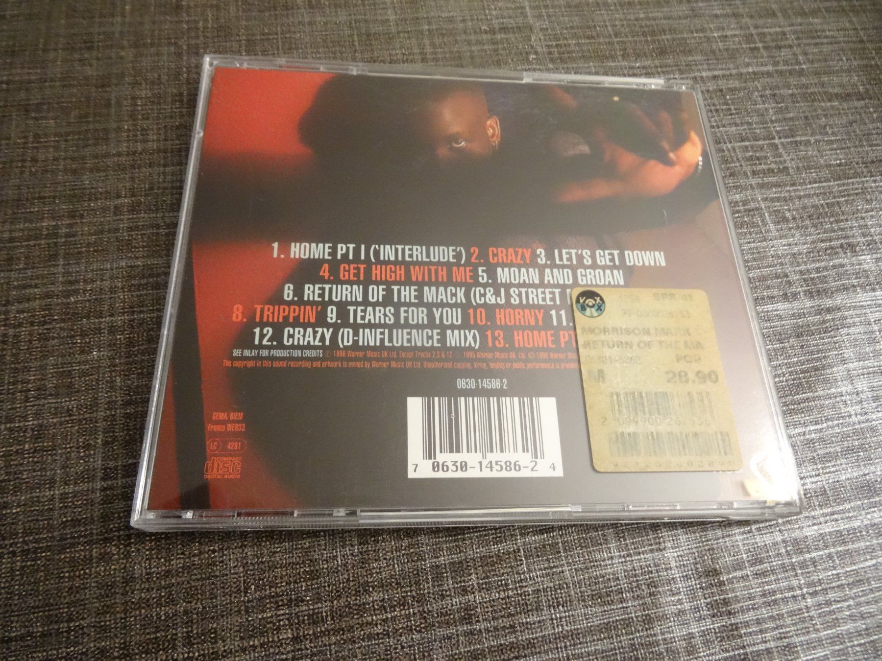 CD: Mark Morrison - Return of the Mack CD – Usato da Olten venduto da Disc-Ausverkauf 1