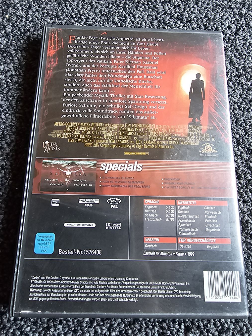Tous les DVDs: Stigmata DVD (21435) – D'occasion à Ruswil par jan_bxl5 1