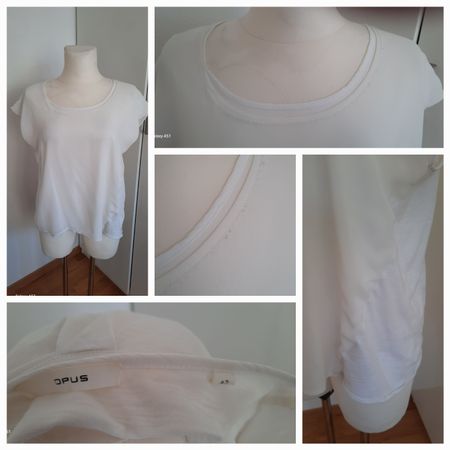 ***OPUS*** Blusenshirt weiss Gr 42