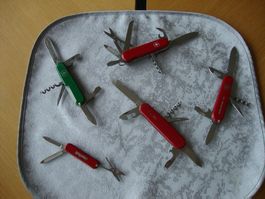 5 Stück Sackmesser Victor Inox u.A