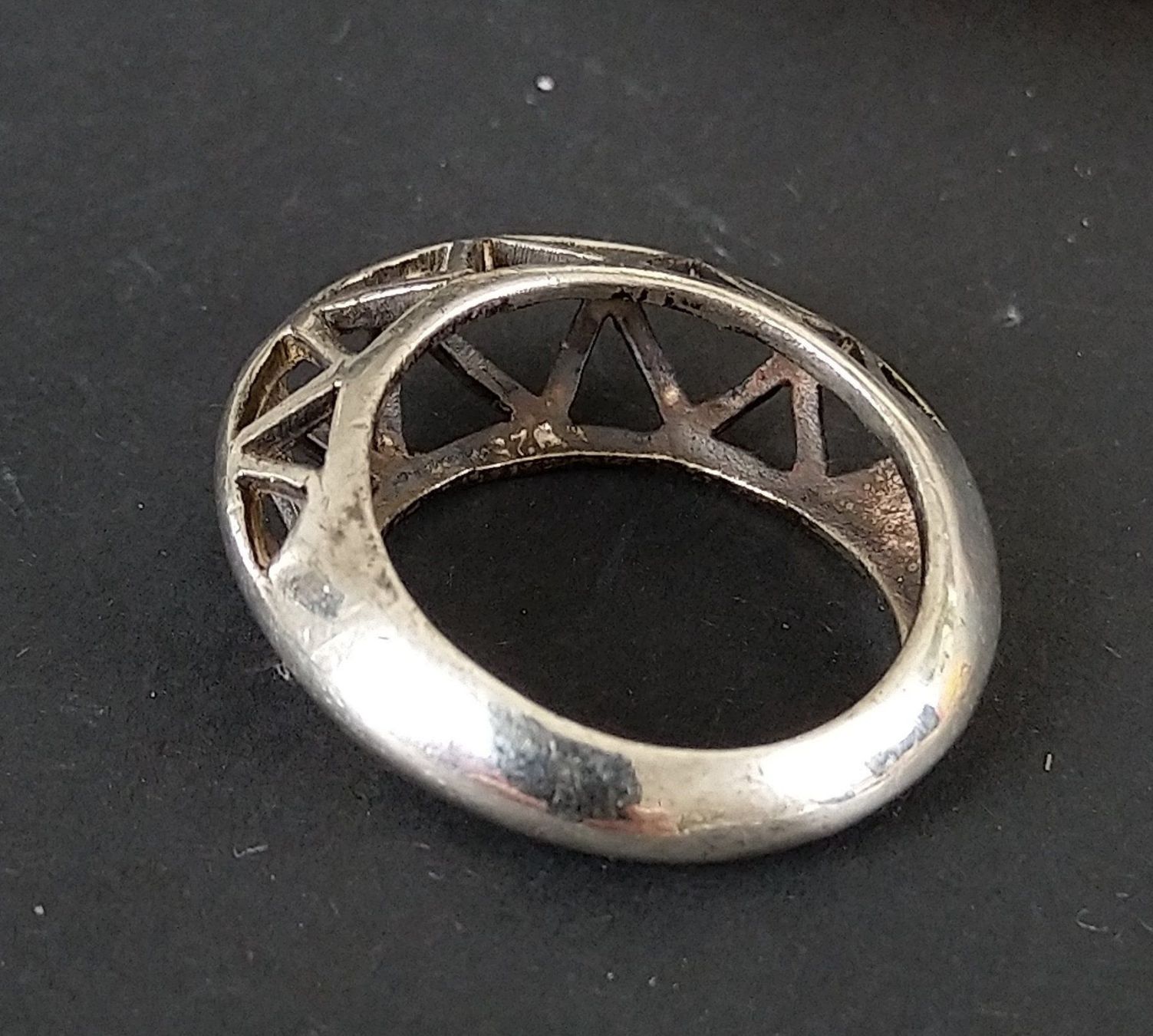 Bagues: MODERNER RING IN 925 SILBER – D'occasion à Romanshorn par BoutiqueA 4