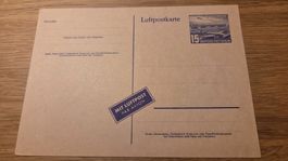 Luftpostkarte Ganzsache Flughafen-Berlin-Tempelhof