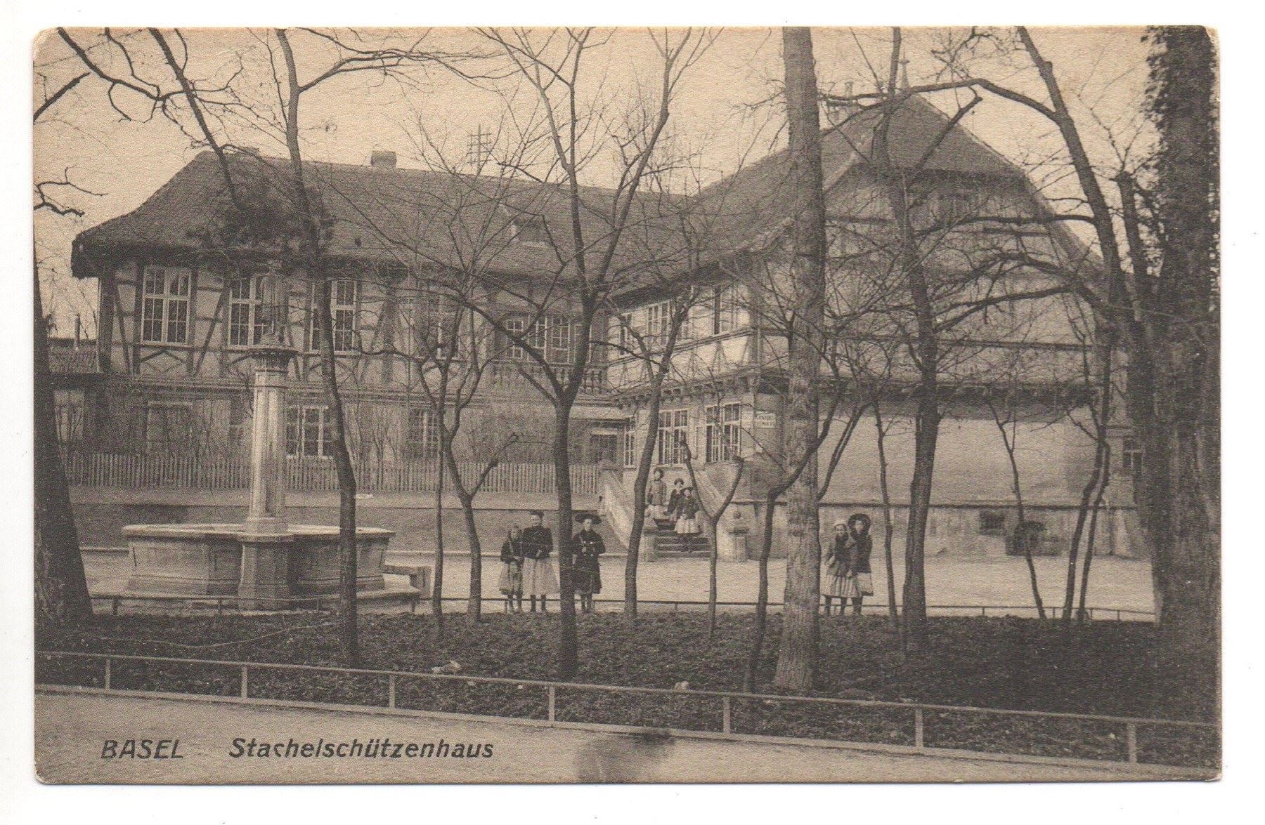 Cartoline postali: BASEL Stachelschützenhaus, Kinder – Nuovo (secondo la descrizione) da Jona venduto da philajona