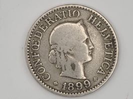10 rappen 1899 Seltene Jahre