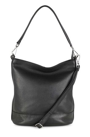 Echtleder Handtasche Schwarz von Markberg