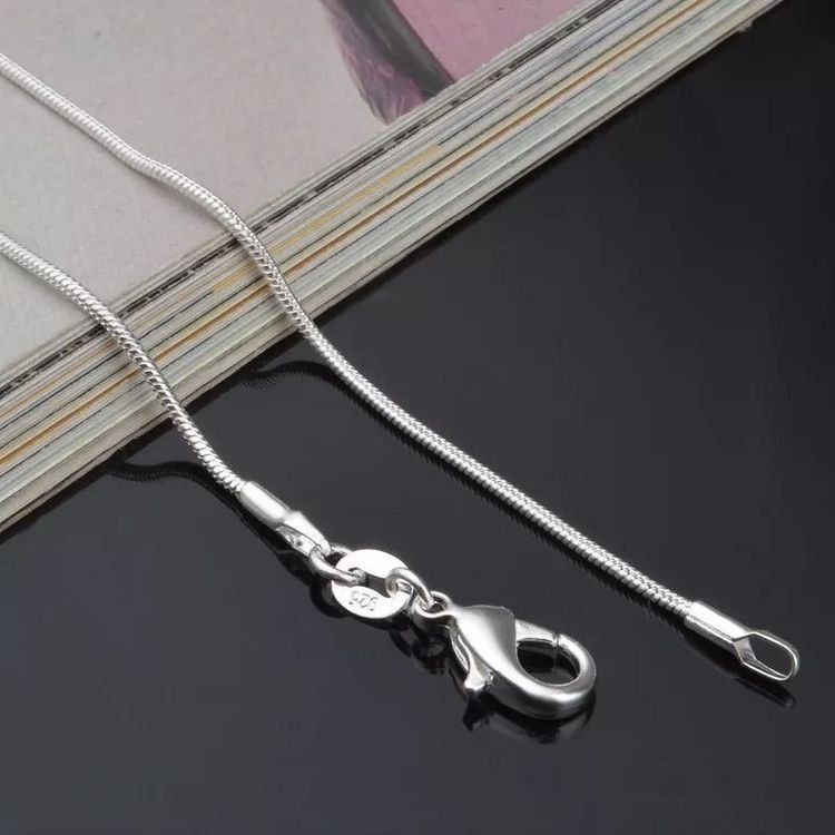 Catenine: Schöne 925 versilberte Kette 18" / c.a. 46cm / 1 Stück – Nuovo (secondo la descrizione) da Grenchen venduto da maretop 1