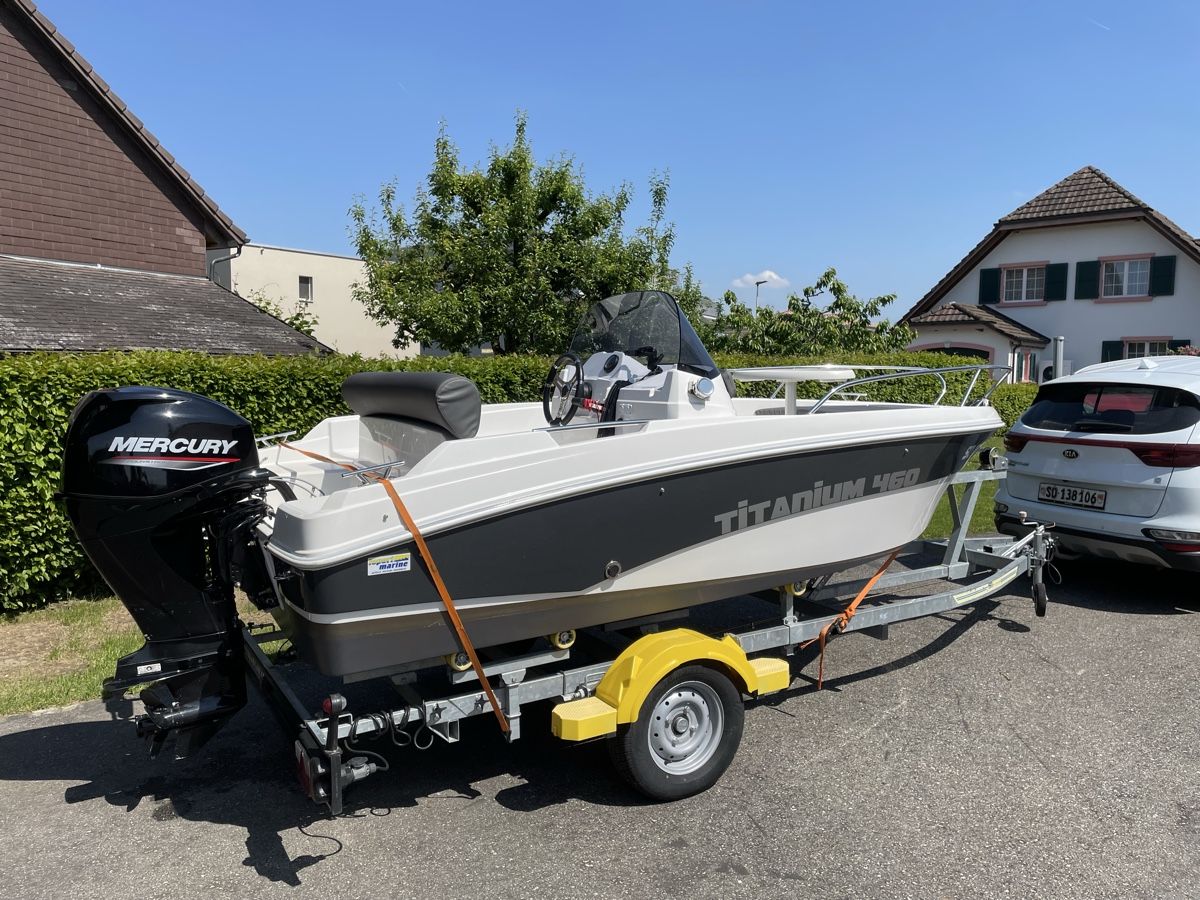 Bateaux: Motorboot Titanium 460 – D'occasion à Wolfwil par Daka10 1