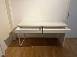 Bureau Micke blanc 142x50cm
