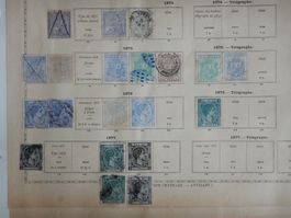 Cuba Kuba Sammlung auf uralten Vordruckseiten. Siehe Beschre