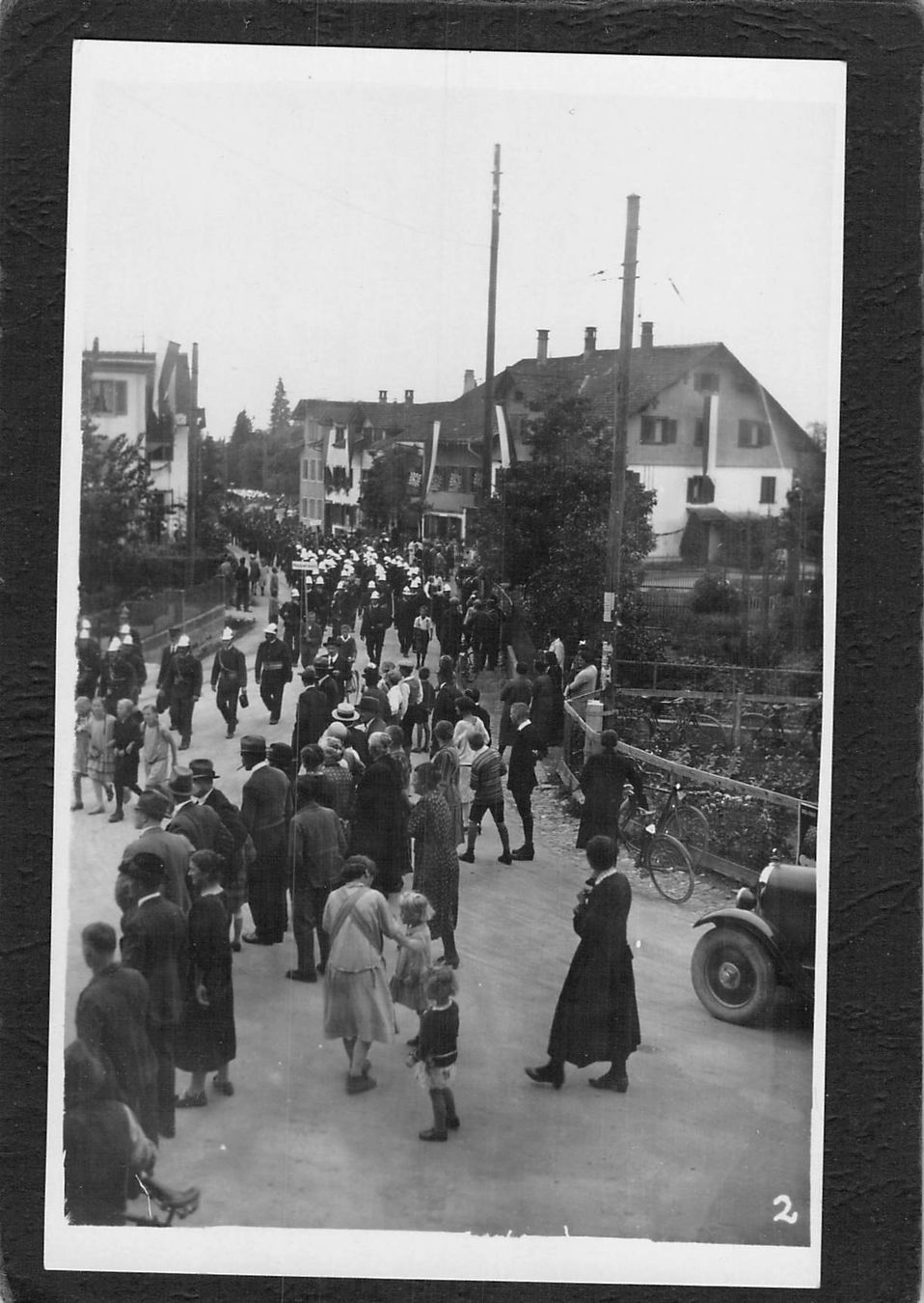 Cartoline postali: Rapperswil SG ? , Anlass , Echtfoto – Usato da Reichenburg venduto da ibiza18