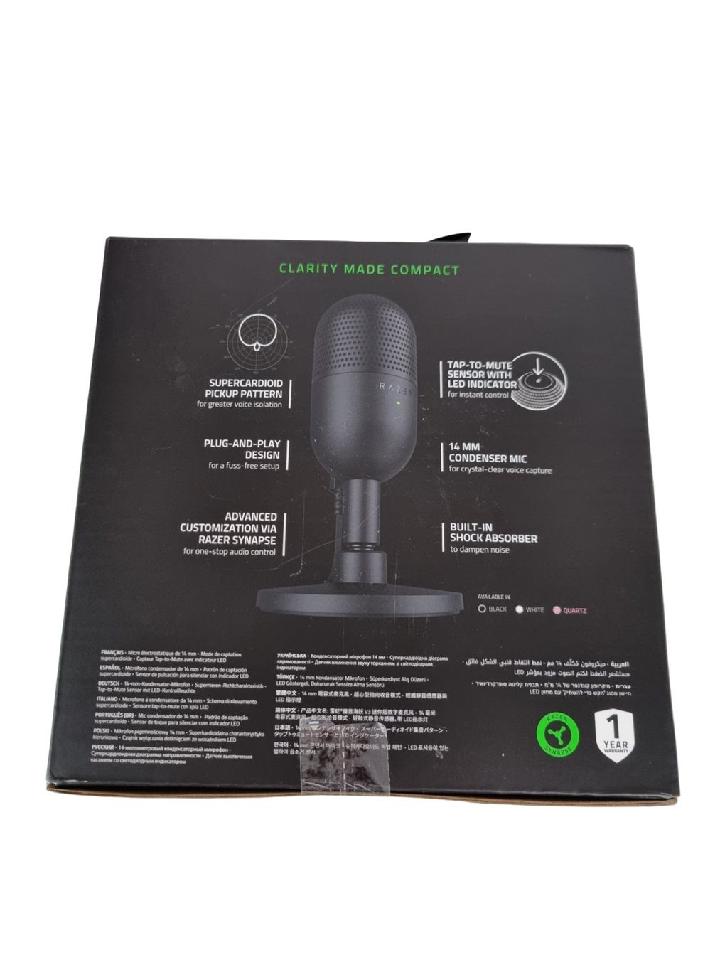 Razer Microfoni: RAZER Ultra-compact USB Microphone – Nuovo (secondo la descrizione) da Wangen b. Olten venduto da Restwert_Wangen 1