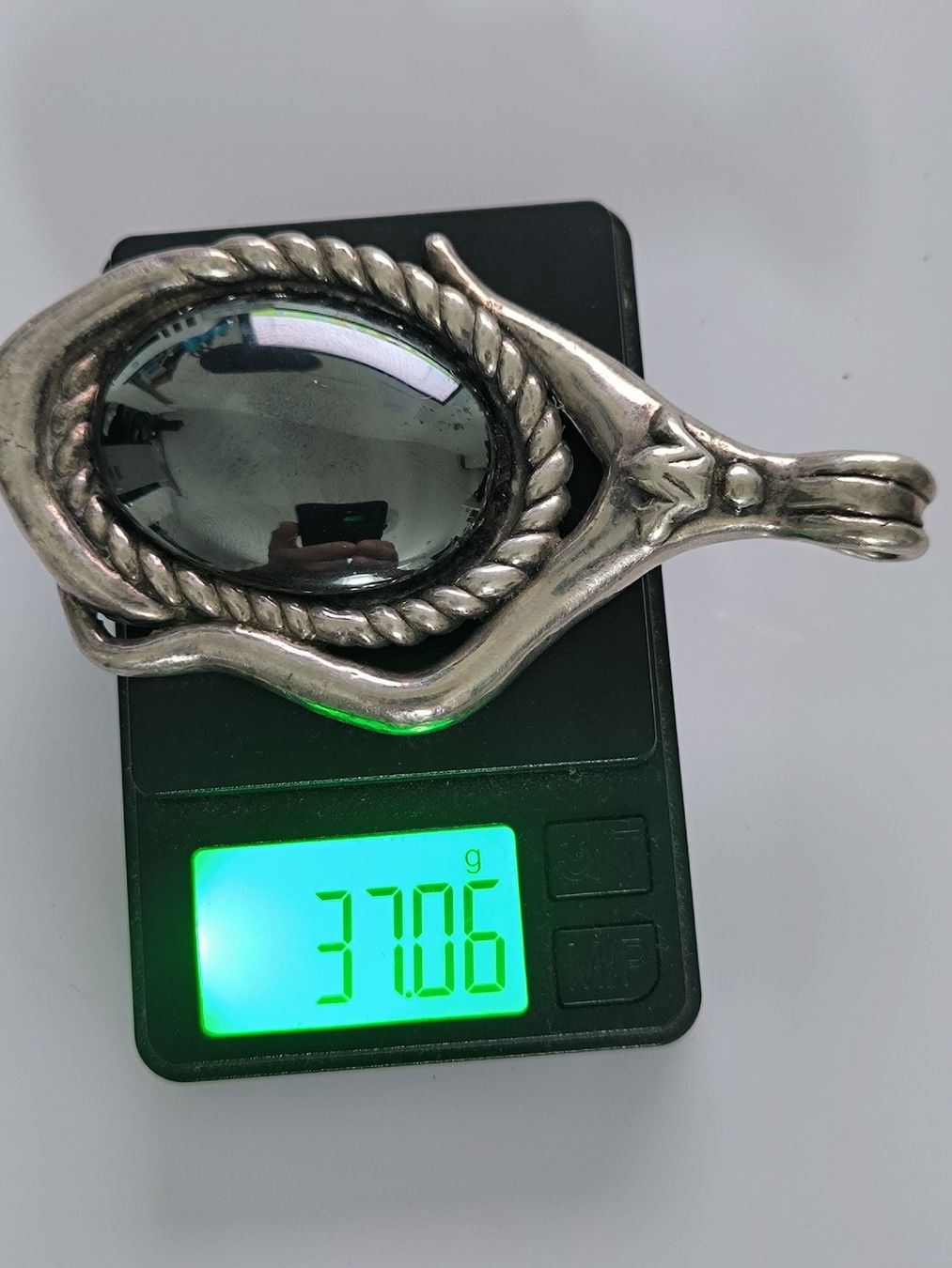 Rimorchi: Anhänger Silber mit dunklem Stein gebraucht – Usato da Kreuzlingen venduto da dad_9x7b 5