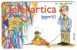 Telefonkarte Slowenien Chip-080 Fonton
