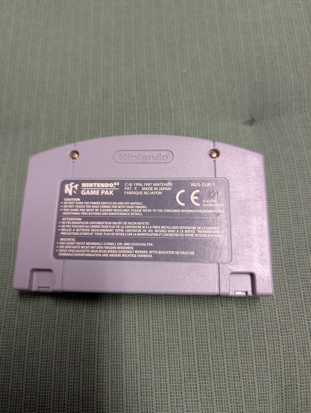 Giochi: War zone Nintendo 64 – Usato da Giubiasco venduto da Ticinerd 1