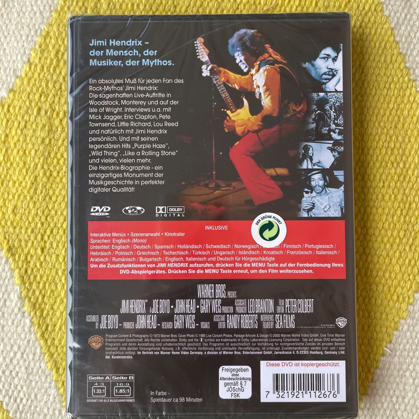 Tous les DVDs: JIMI HENDRIX(NEU) DVD JIMI HENDRIX – Neuf avec emballage d'origine à Rorschacherberg par CD-Roli 1