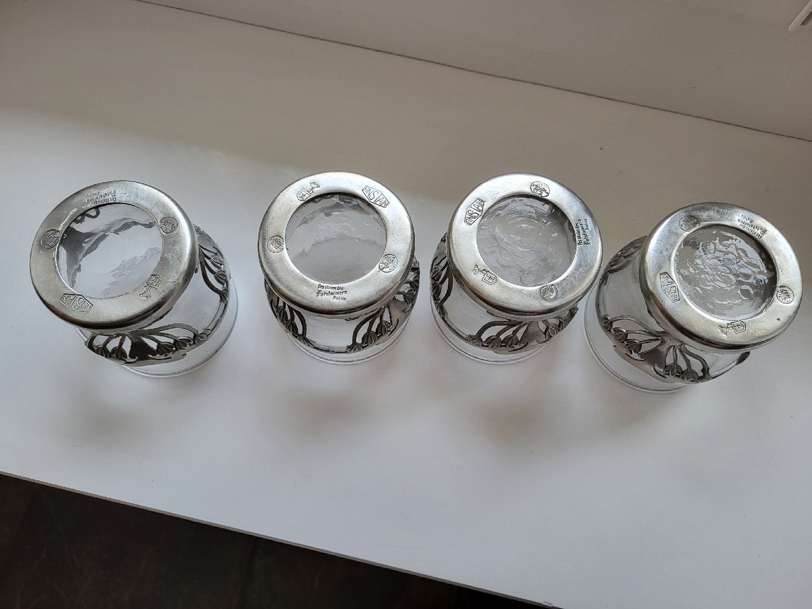 Bicchieri: verres style art nouveau – Usato da Bettens venduto da lem_dmt9 2