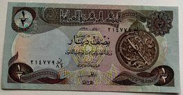 Irak 1/2 Dinar Neuwertig