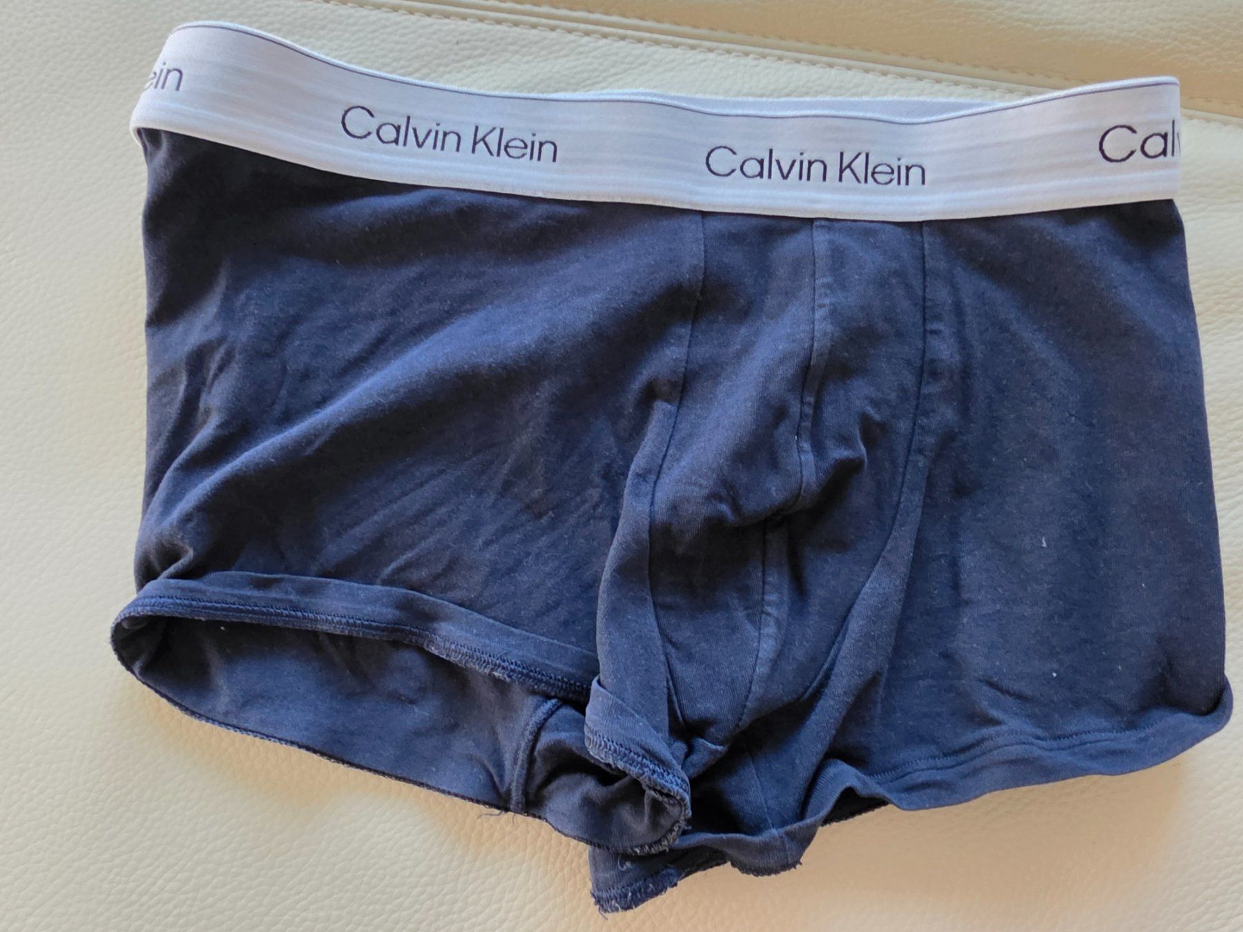 Calvin Klein Unterwäsche: Calvin Klein Unterhose dunkelbau Gr. M – Gebraucht aus Willisau von dor_xp9g