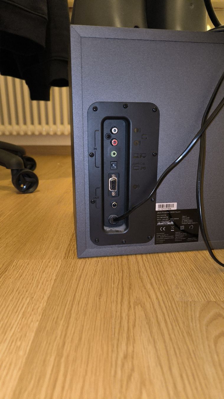 Logitech Lautsprecher: Logitech Z625 powerful THX sound – Gebraucht aus St. Gallen von Gatsh 1
