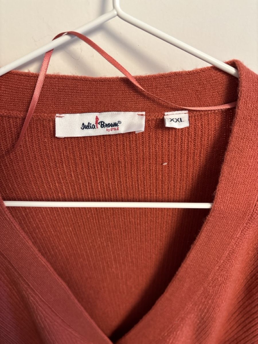 Giacche: Julia Brown Strickjacke, rostrot, XXL – Nuovo (secondo la descrizione) da Adliswil venduto da ninotschka7 1