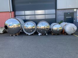 Wasseraufbereitungsanlage (Osmoseanlage), 5 Chromstahltanks