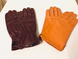 2 Lederhandschuhe Gr.S + Gr.7,   NEU