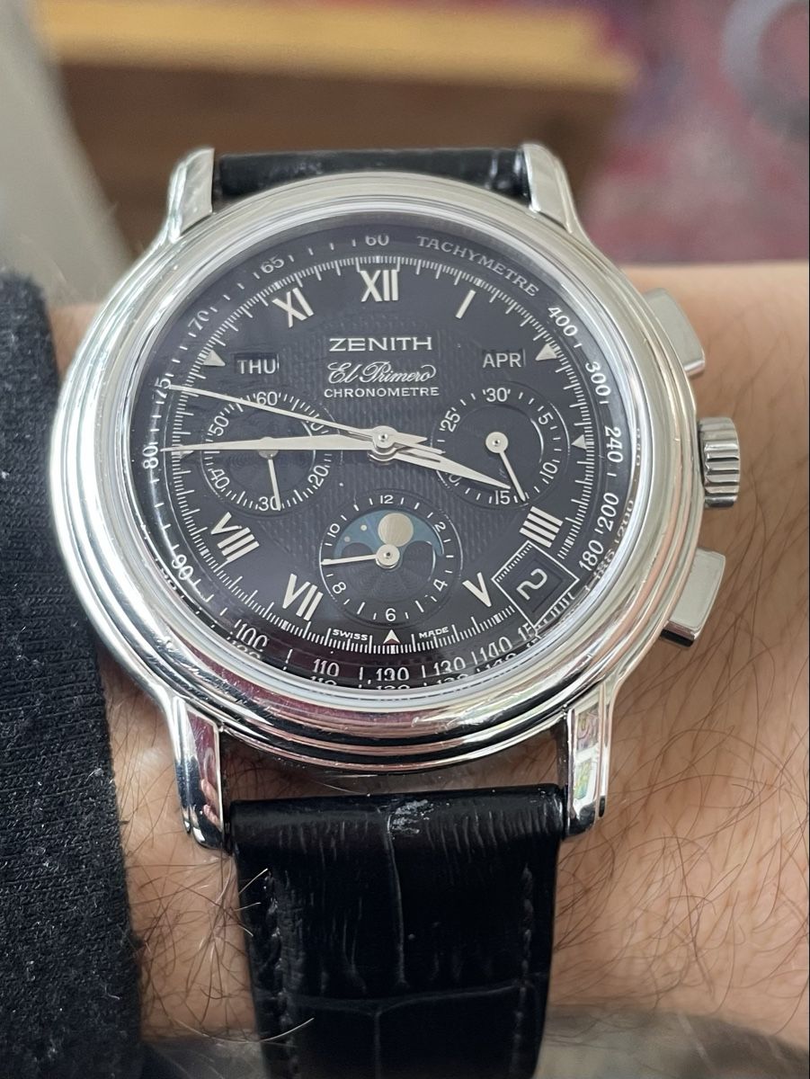 Zenith Orologi: ZENITH EL PRIMERO Chronograph Mondphase Kalender FULL-SET – Usato da Münchwilen TG venduto da Doke_Power7 4
