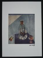 HENRI MATISSE LITHOGRAPHIE  HANDNUMMERIERT IM DRUCK SIGNIERT