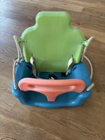 Baby Schalenschaukel variabel Türkis/Grün/Orange