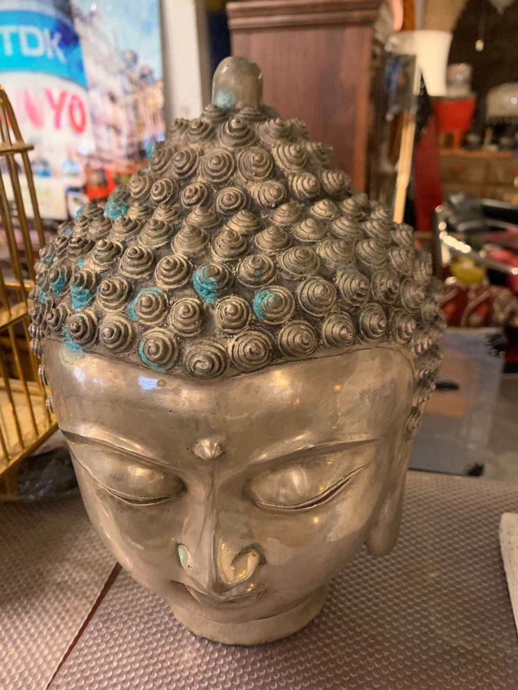 Skulpturen & Statuen: China Buddha Kopf bronze | LIQUIDATIONSVERKAUF – Neu (gemäss Beschreibung) aus Luzern von juliam_ 1
