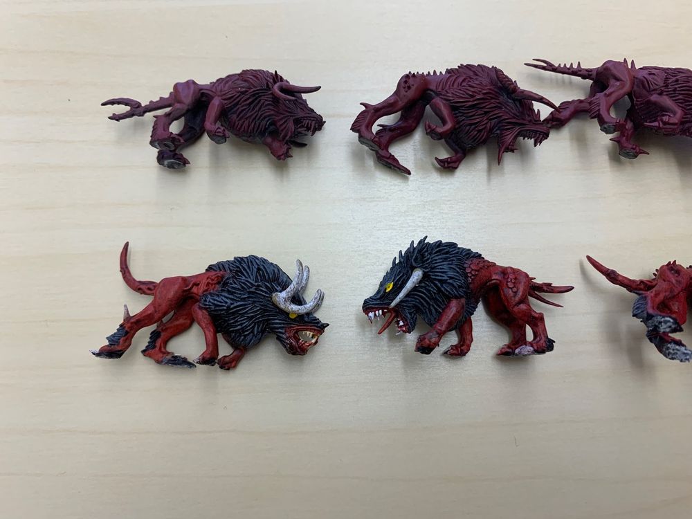 Warhammer AOS - Beast of Chaos - Chaos Warhounds dans l'Antre du Blup