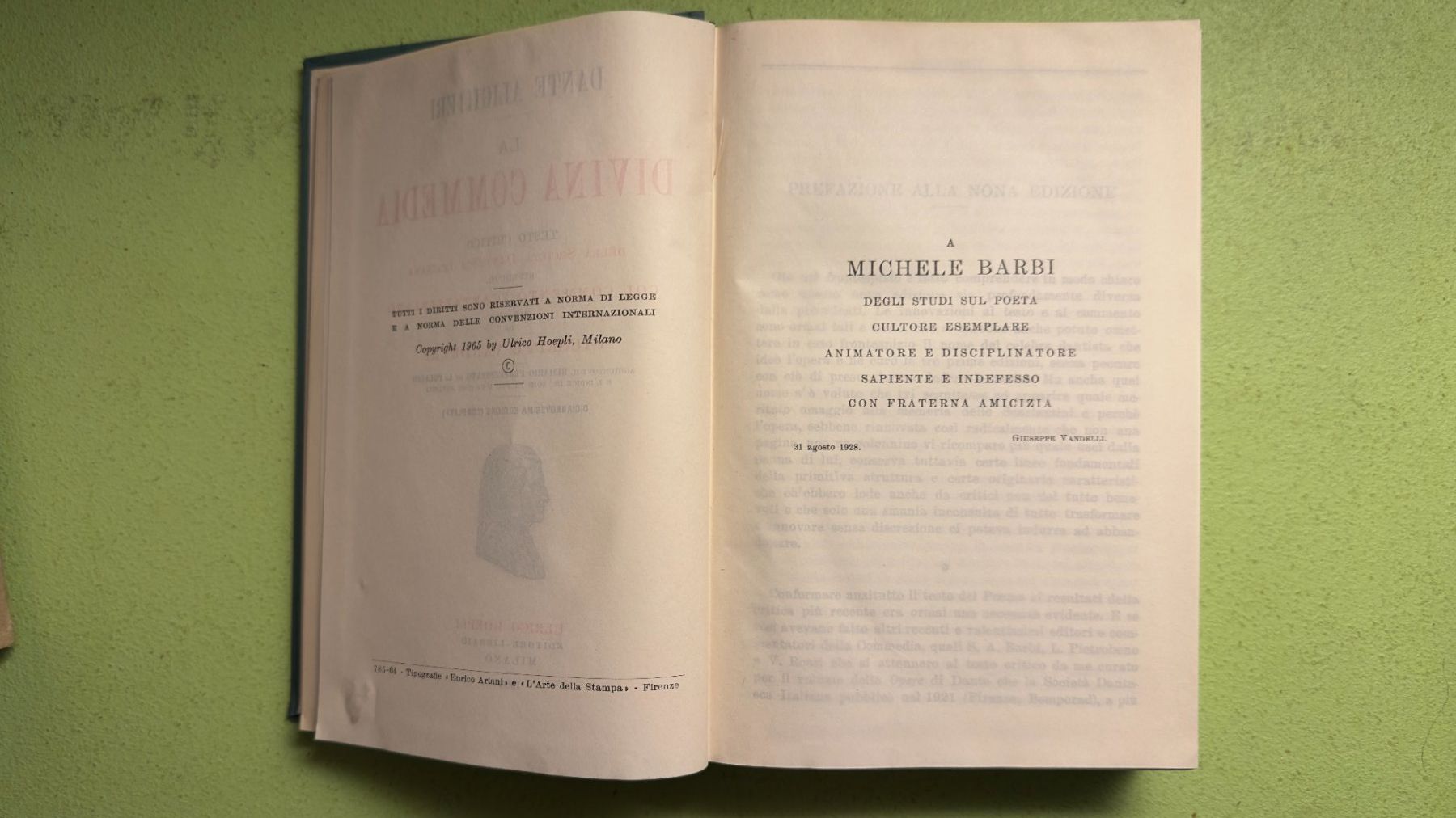 Libri: Dante Alighieri: La Divina Commedia. – Usato da Zürich venduto da allp 3