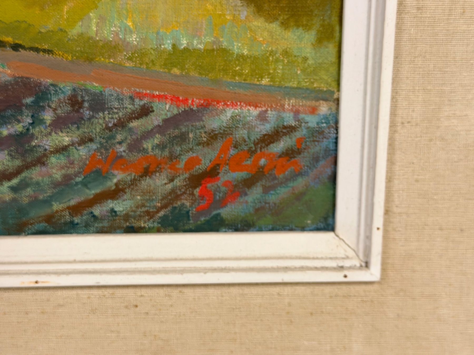 Dipinti: WERNER AERNI (1907–1992) ÖlGemälde – Usato da Basel venduto da PAUL_ART 3