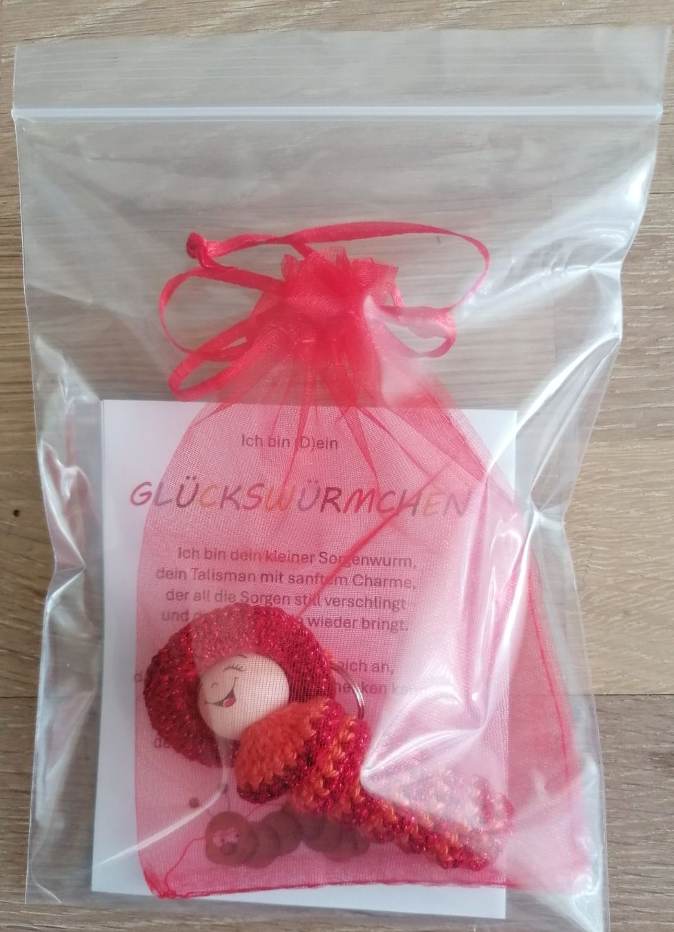 Tutte le decorazioni: Handgemacht Glückswürmchen 3 Stück Orange – Nuovo e nell'imballaggio originale da Rümlang venduto da TRICE67 6