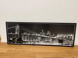 Bild New York, schwarz/weiss, 159.5 x 55.7 x 3.7 cm