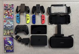 Nintendo Switch Oled + jeux + accessoires